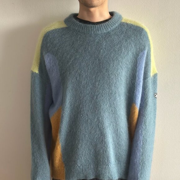 Diesel K-ARNEY Oversized Multicoloured Mohair Sweater - Size L - Picture 1 of 6